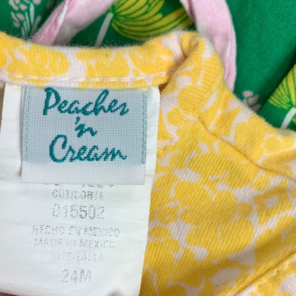 Peach And Cream Baby Girl Casual Dress - Picture 4 of 4